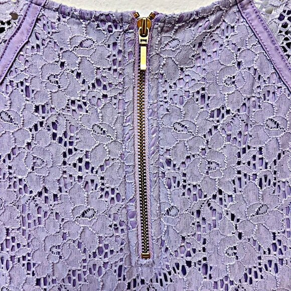 Motherhood Maternity Lace Midi Dress Fit & Flare Short Sleeve Mom To Be Medium - Picture 7 of 10